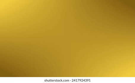 Shining and elegant gold color gradient background texture. Modern vivid and dynamic abstract pattern design illustration for artwork, wallpaper, template, banner, poster, cover, decoration, 