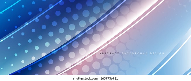 Shining glass abstract wave background. Dynamic motion line effect. Vector Illustration For Wallpaper, Banner, Background, Card, Book Illustration, landing page