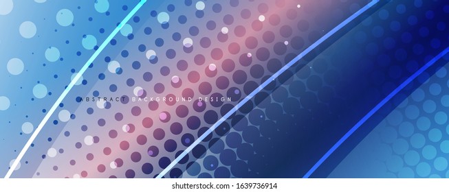 Abstrakter glänzender Wellenhintergrund. Dynamischer Bewegungszeileneffekt. Vektorgrafik für Bildschirmhintergründe, Banner, Hintergrund, Karte, Buchillustration, Landing-Page