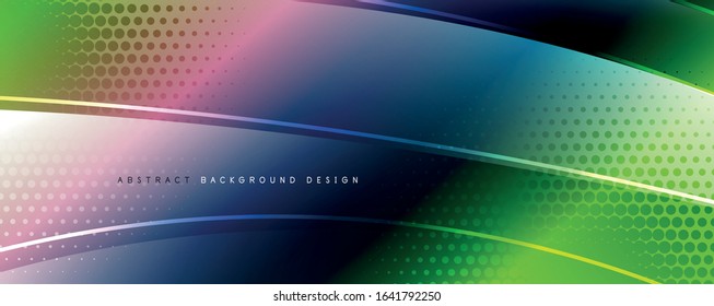 Shining glass abstract wave background. Dynamic motion line effect. Vector Illustration For Wallpaper, Banner, Background, Card, Book Illustration, landing page