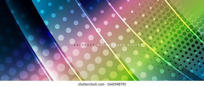 Shining glass abstract wave background. Dynamic motion line effect. Vector Illustration For Wallpaper, Banner, Background, Card, Book Illustration, landing page