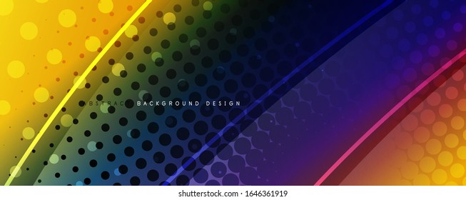Shining glass abstract wave background. Dynamic motion line effect. Vector Illustration For Wallpaper, Banner, Background, Card, Book Illustration, landing page