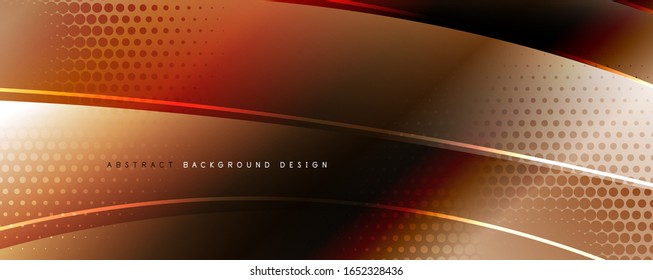 Shining glass abstract wave background. Dynamic motion line effect. Vector Illustration For Wallpaper, Banner, Background, Card, Book Illustration, landing page