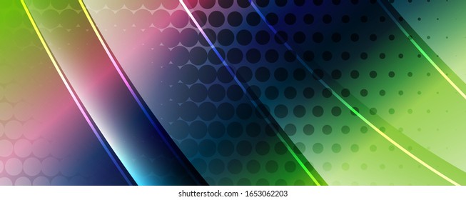 Shining glass abstract wave background. Dynamic motion line effect. Vector Illustration For Wallpaper, Banner, Background, Card, Book Illustration, landing page
