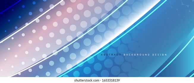 Shining glass abstract wave background. Dynamic motion line effect. Vector Illustration For Wallpaper, Banner, Background, Card, Book Illustration, landing page