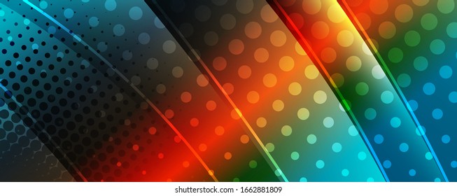 Shining glass abstract wave background. Dynamic motion line effect. Vector Illustration For Wallpaper, Banner, Background, Card, Book Illustration, landing page