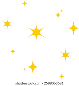 Shining glitter effect, shiny. Cartoon style.