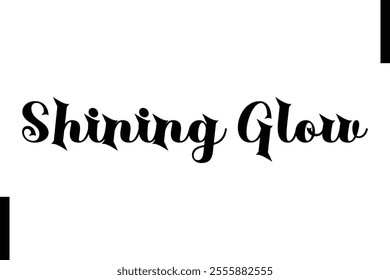 Shining Glow text christmas holiday quotes istalist typography 