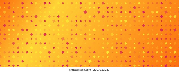 Brillante fondo de patrón de fiesta disco de oro. Textura de mosaico de lentejuelas doradas iridiscentes. Abstractas Fondo de pantalla semitono amarillo brillante. Pop de fondo de brillo brillante cómico. Plantilla de diseño de Vector retro