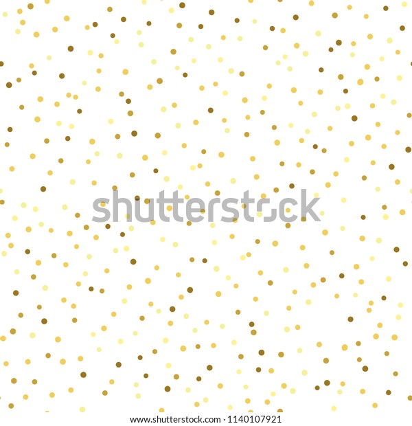 Shining Gold Glitter Seamless Pattern On Stock Vector Royalty Free