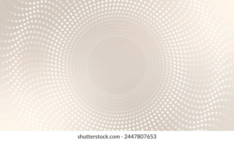 Degradado de oro brillante con fondo de textura de círculo de puntos ondulados