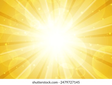 Shining gold radiant texture background