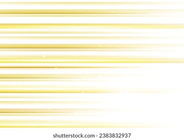 Shining gold speed lines background