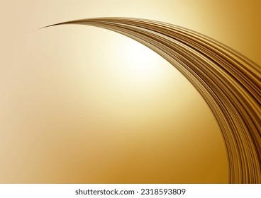 Shining gold wave texture background
