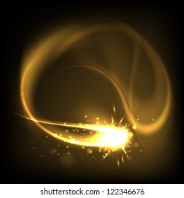 shining golden frame