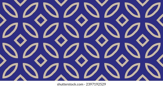 Shining illustration with lines on abstract template. Luxury Geometric Pattern with art deco ornament. A seamless background.