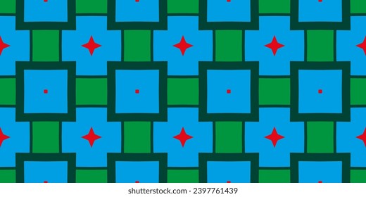 Shining illustration with lines on abstract template. Luxury Geometric Pattern .pattern on blue background, beautiful patterns of squares
