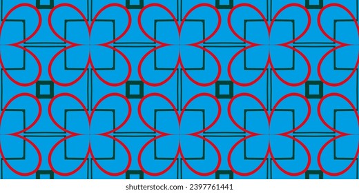 Ilustración brillante con líneas sobre una plantilla abstracta. Patrón geométrico de lujo .patrón sobre fondo azul, hermosos patrones de cuadrados