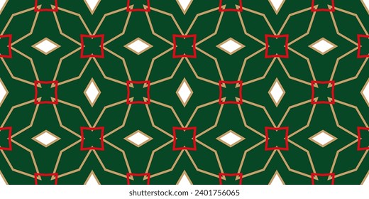 Shining illustration with lines on abstract template. Luxury Geometric Pattern with art deco ornament. A seamless background.