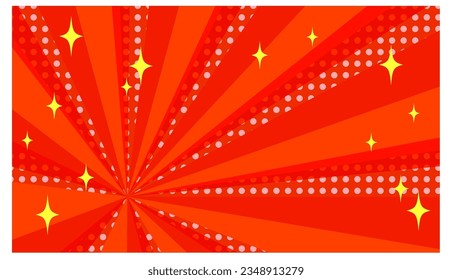 Shining image dot pattern sunburst background