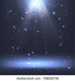 shining light effect background