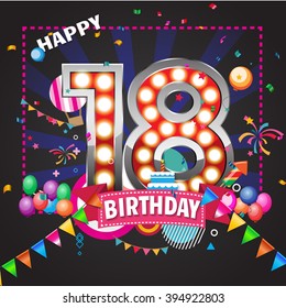 4,441 Happy Birthday 18 Year Images, Stock Photos & Vectors | Shutterstock