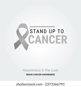 Shining Light on Hope. Bright Background Brain Cancer Design