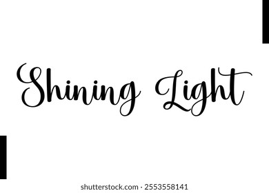 Shining Light text christmas holiday quotes istalist typography 