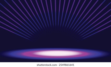 Luces brillantes en movimiento con líneas Pequeñas. Senderos de luz de movimiento dinámico con efecto de desenfoque de movimiento sobre fondo oscuro. Patrón futurista de tecnología para el diseño de Anuncios o carteles.