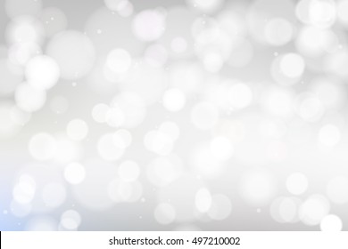 Shining lights white abstract background. Blur Studio creative backdrop, vector illustration