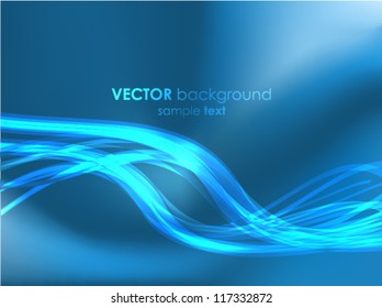 Shining lines abstract vector background