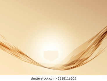 Leuchtender goldener Hintergrund