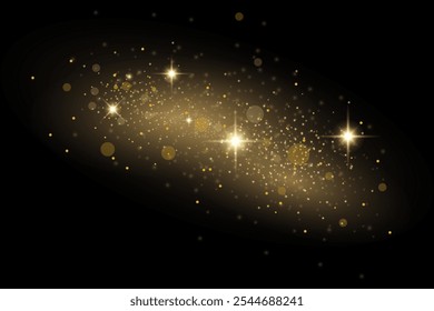 Brillante efecto dorado de lujo