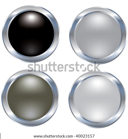 Shining matt buttoms
