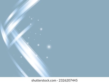Shining metallic wave line background