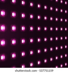 Shining Mosaic Grid Background - Vector Illustration