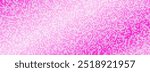 Shining pink disco party pattern background. Iridescent rose sequin mosaic texture. Abstract sparkling halftone wallpaper. Pop up comic glowing glitter backdrop. Retro vector design template