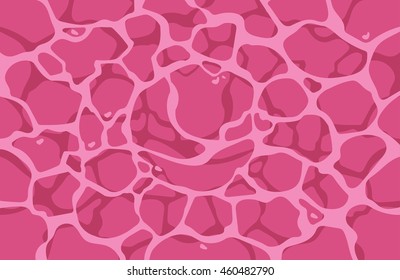Shining pink water ripple pool abstract vector background