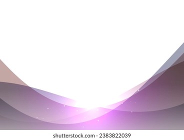 Fondo de onda abstracto y púrpura brillante