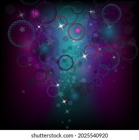 Hellblauer violetter Hintergrund. Frohe Weihnachten. Vektorgrafik
