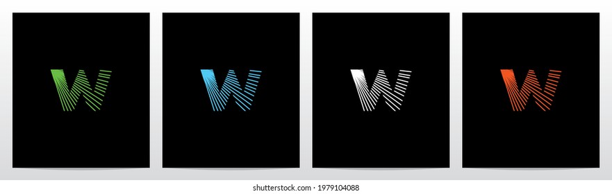 Shining Rays On Letter Logo Design W