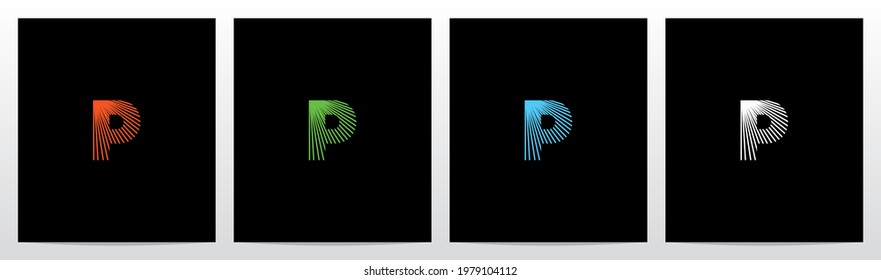 Leuchtende Rays zum Logo-Design P