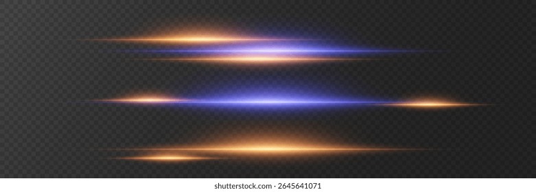 Shining rays with shimmering sparkles lines. Vector illustration