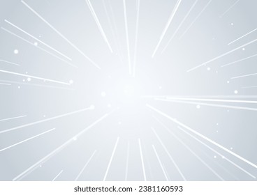 Shining silver radiation line background