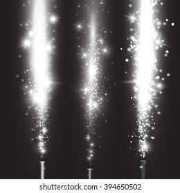 Shining Sparkler Collection. Vector illustration