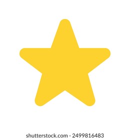 Shining star emoji vector illustration