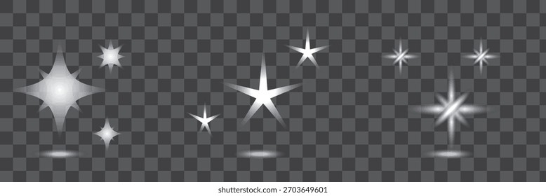 Flash brilhante de luz brilhante PNG.