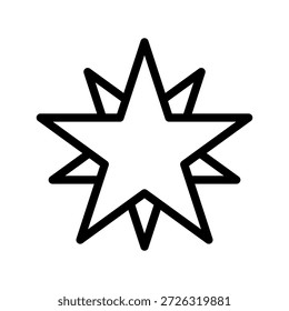 Conjunto de iconos de estrellas brillantes para sistemas de clasificación, favoritos, premios, insignias de calidad y diseño de interfaz de usuario
