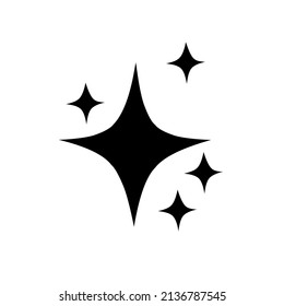 shining star icon vector illustration.shine icon