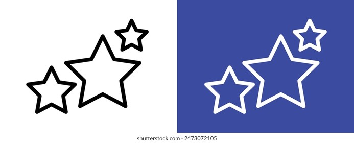Shining Star Icon Versatile for Celebrations and Festive Themes